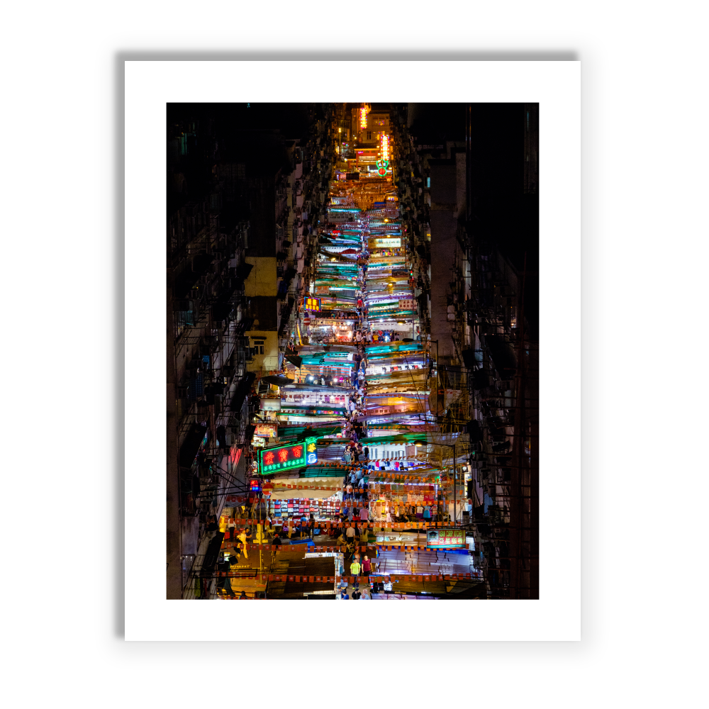 16x20 Temple Street Market Print