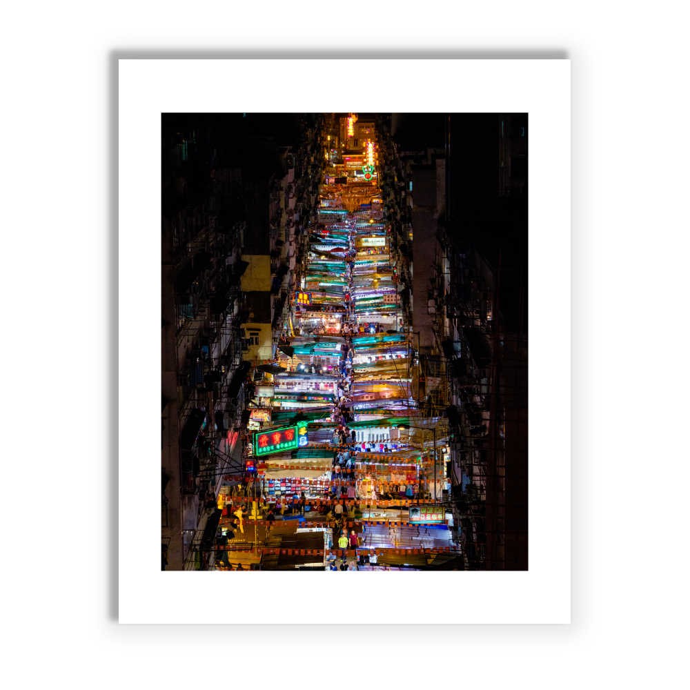 11x14 Temple Street Market Print